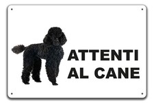 Cartello Attenti al Cane in