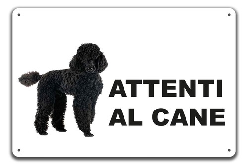 Cartello attenti cane in - cartello,
