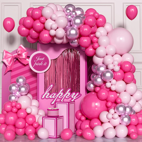 Kit arco palloncini rosa - palloncini, 120