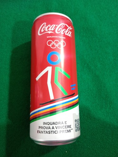 Lattina coca cola olimpiadi