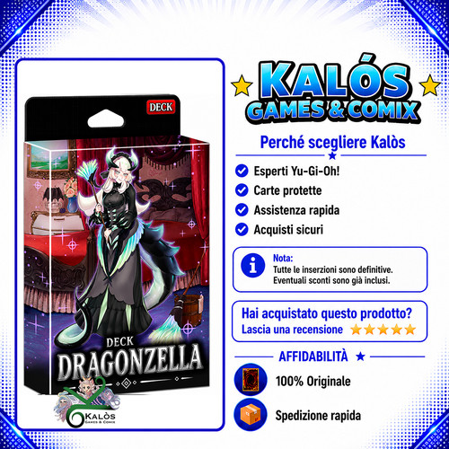 Yugioh mazzo deck - yugioh!, dragonzella