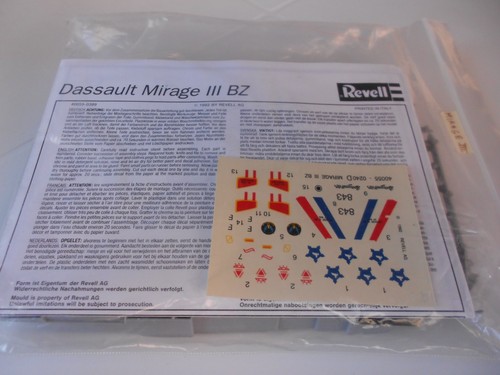 Revell dassault mirage iii - revell,