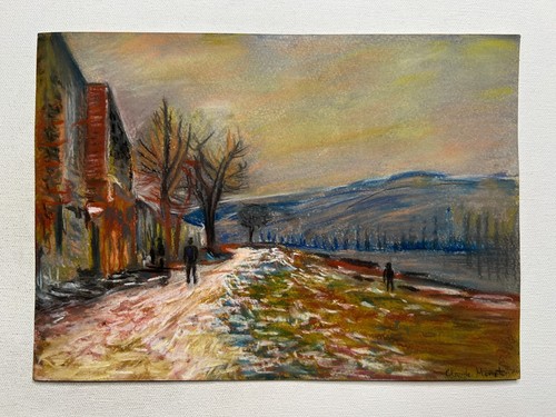 Claude monet disegno dipinto - disegno,
