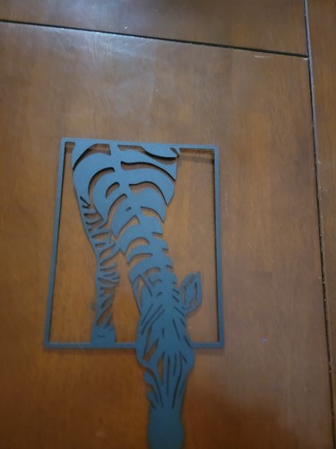 Zebra metallo taglio laser - in,