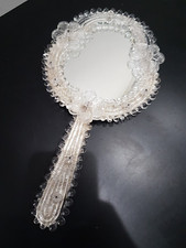 Specchio Veneziano da Parete o mano Toilette Vetro Murano Maestri Muranesi Italy