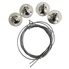 4 CAVI ACCIAIO SOSPENSIONE