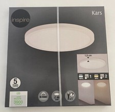 Plafoniera soffitto KARS BIANCO INSPIRE IP20 DIAMETRO 40CM