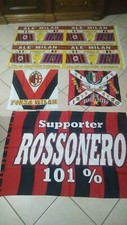 INCREDIBILE LOTTO STOK DI 4 BANDIERE DEL MILAN VINTAGE COLLECTION