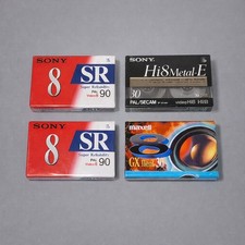 4 Cassette Super 8 Sony Maxell