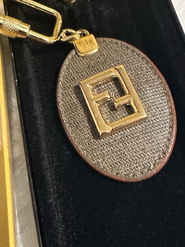 Fendi portachiavi ovale - ff,