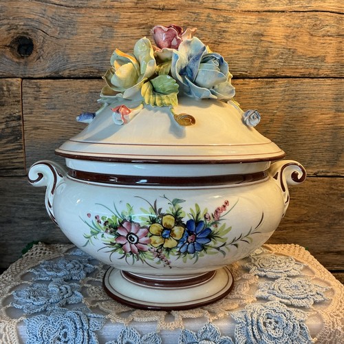 Centrotavola ceramica italiana