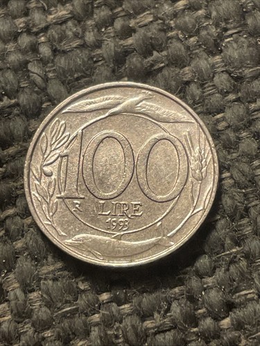 1993 italy 100 lire coin - italy, (ct)