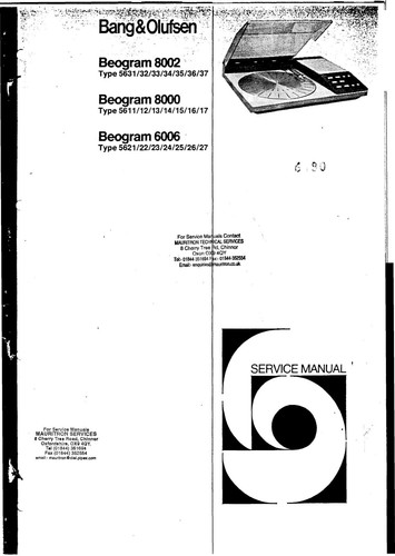 Manuale servizio bang - manuale,