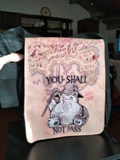 Borsa Snorlax Pokemon "You shall not pass" - Nuova mai usata