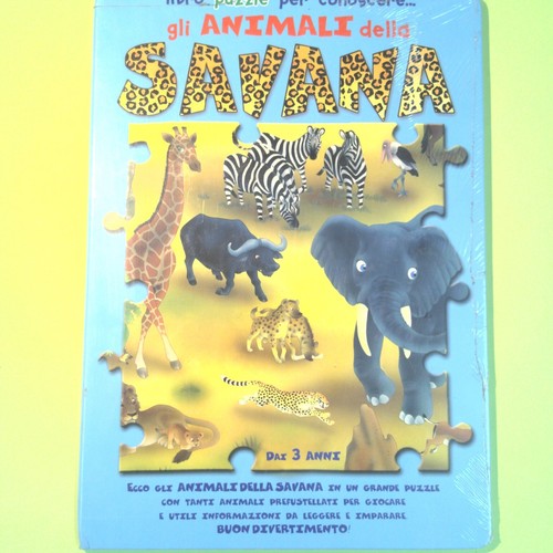Gli animali della savana - savana, libro
