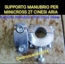 SUPPORTO MANUBRIO PER MINICROSS 2T CINESI ARIA SUPPORTI IN ALLUMINIO MANUBRIO 