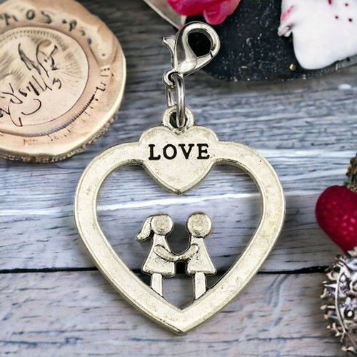 Ciondolo cuore coppia - ciondolo,