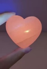 Rosa Calcite Cuore Mangano Uv