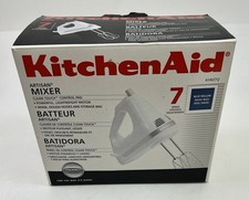 NUOVO Kitchen Aid Miscelatore Manuale Artigianale 7 Velocità KHM7Q Salice Blu