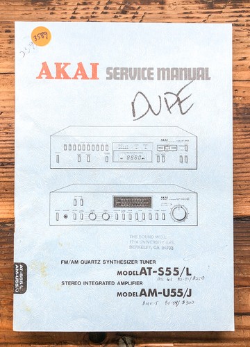 Akai s55 u55 - at-s55, am-u55