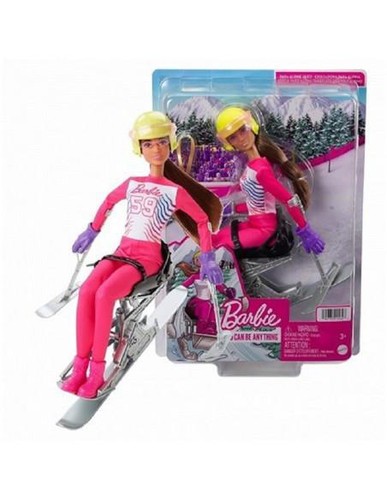 Barbie alpine skier - skier, brunette