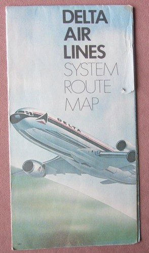 Mappa rotta delta - air, lines