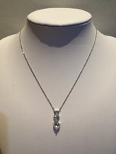 Collana color argento pendenti