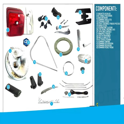 Kit restauro ricambi accessori - kit,