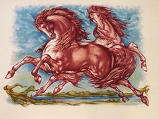 Aligi Sassu - Cavalli