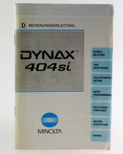 Manuale istruzioni minolta - di,