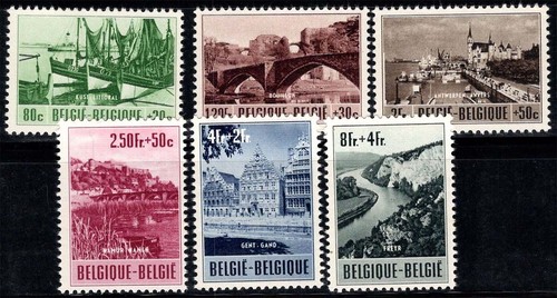 Belgio 1953 967 - 967-972, nuovo
