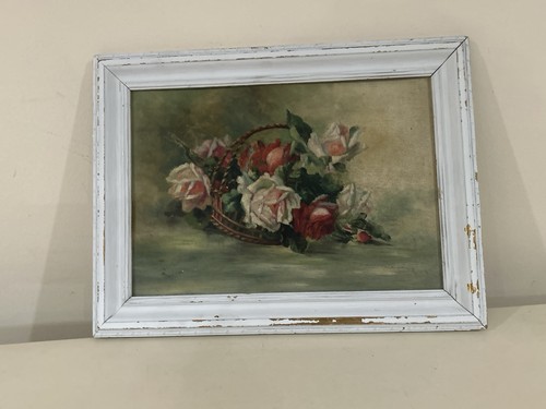 Rose cesto natura morta - in,