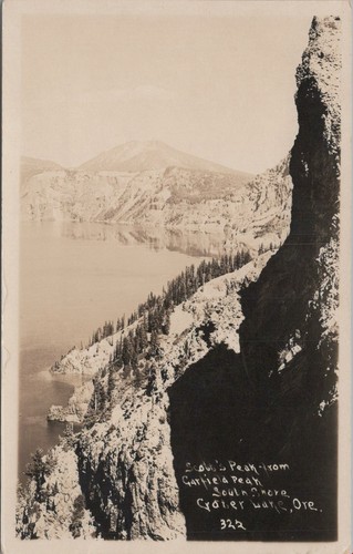 Cartolina rppc scott peak - rppc,