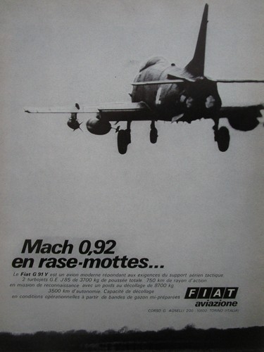 1969 pub fiat - 11/1969, aviazione