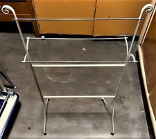 porta salviette vintage in ferro battuto, buona conservazione, piedini in gomma