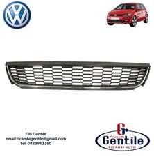 GRIGLIA NERA ANTERIORE MODANATURA CROMATA VOLKSWAGEN POLO 2009 2014 HIGHLINE