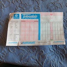 Schedina Totocalcio Non