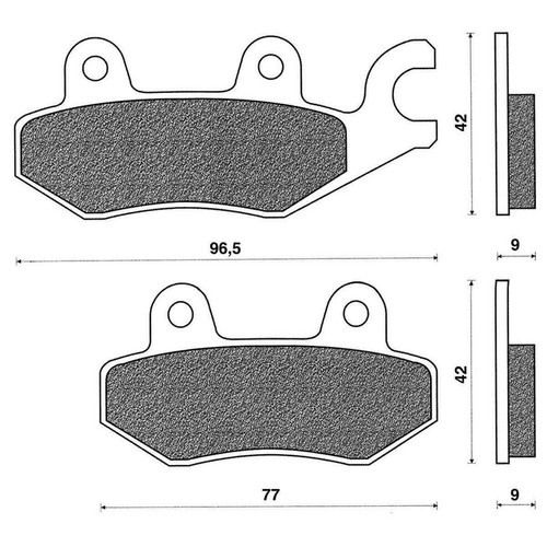 Coppia pastiglie per - per, 125
