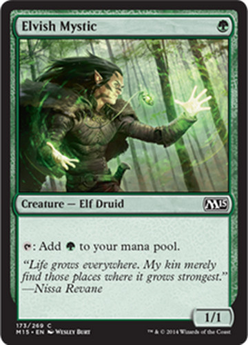 Mtg elvish mystic played - elvish,