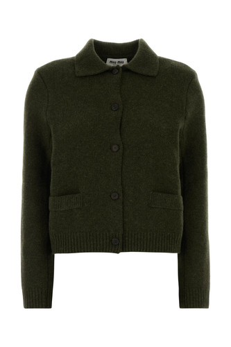 Miu bottle green wool - miu,