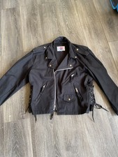 Giacca nera denim vintage 1992