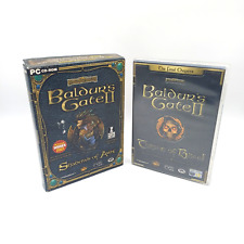 Baldur's Gate 2 II Shadows of Amn + Throne of Bhaal Big Box per PC Uk Completi