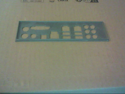 Shield plaque arriere - i/o,