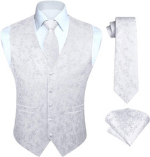Gilet Da Uomo Elegante Paisley