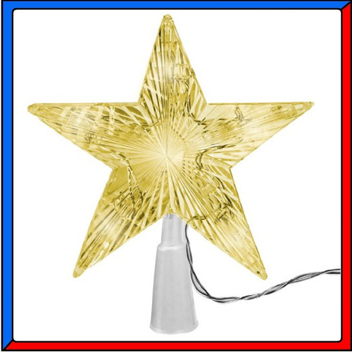 Puntale stella per albero - stella, di