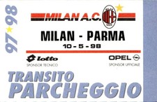 Biglietto stadio Milan A.C