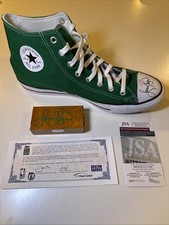 Parquet da giardino firmato Larry Bird Boston pavimento corte 4x2x1 JSA e firmato Converse