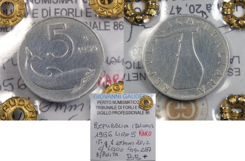 Rara lire 1956 bb - !!!,