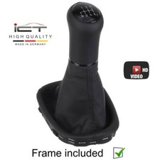 Pelle ICT pomello de cambio cuffia per Mercedes W203 S203 CL203 00-03/04 D64