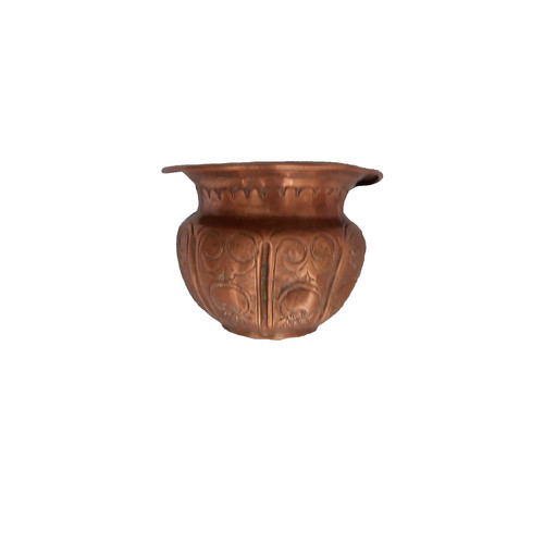 Vaso rame battuto diam 5 - rame,